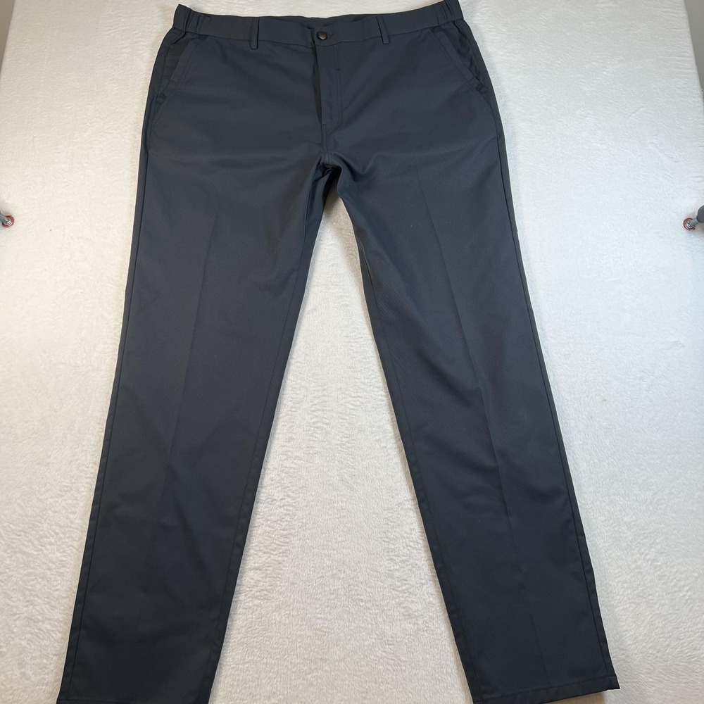 Jack Archer Pants Mens 38x34 Blue Polyester Chino Flat Front Casual Office
